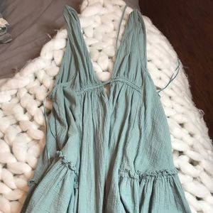 Adjustable Seafoam Sun Dress